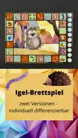 Vorschau - Spiele - Rund um den Igel- Ein Brettspiel - Deckblatt