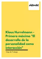Vista previa - Hojas de trabajo - Hurrelmann - Erste Maxime (Alemán) - Hojas de trabajo - Portada
