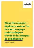 Vista previa - Hojas de trabajo - Klaus Hurrelmann - 7. Maxime (Alemán) - Hojas de trabajo - Portada