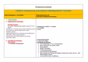 Vorschau - Stundenentwürfe - Fußball 2: Verbesserung der Grundtechniken - Seite 2