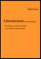 Vorschau - Arbeitsblätter - Literaturtest zu " Der Richter und sein Henker" von Friedrich Dürrenmatt - Deckblatt