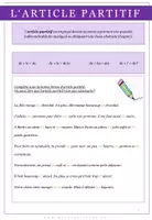 Aperçu - Feuilles d'exercices - Francais: l'article partitif - Page 2