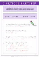 Aperçu - Feuilles d'exercices - Francais: l'article partitif - Page 3
