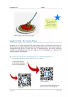 Aperçu - Feuilles d'exercices - Lecture: Spaghetti für 2 - allemand 1ere langue - Page de couverture