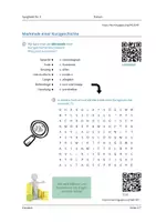 Aperçu - Feuilles d'exercices - Lecture: Spaghetti für 2 - allemand 1ere langue - Page 1