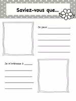 Aperçu - Feuilles d'exercices - Ma rentrée scolaire - Dossier Français Langue Étrangère - Page 3