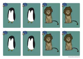 Aperçu - Jeux - Brown Owl at the Zoo (Animals) - GAME CARDS - Page 3