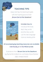 Aperçu - Préparation de séance / Séance complète - Brown Owl At the Seashore - TEACHING TIPS - Page de couverture