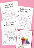 Aperçu - Jeux - Back To School Cootie Catchers, Ice Breaker (English) - Page 3