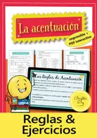 Aperçu - Feuilles d'exercices - La Acentuación; analog + digital (interactif); Espanol - Page de couverture