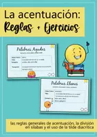 Aperçu - Feuilles d'exercices - La Acentuación; analog + digital (interactif); Espanol - Page 2