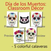 Aperçu - Matériel pour travaux manuels / dessin - Día de los Muertos: banner; decoración (Espanol) - Page 2
