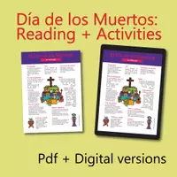 Aperçu - Feuilles d'exercices - Día de los Muertos: Lectura cultural (Espanol) - Page 2