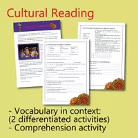 Aperçu - Feuilles d'exercices - Día de los Muertos: Lectura cultural (Espanol) - Page 3