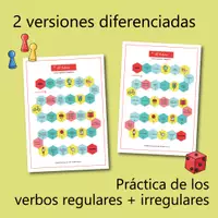 Aperçu - Jeux - El Futuro: Juego; verbos regulares e irregulares; Jeux (Espanol) - Page 3