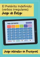 Aperçu - Jeux - Jeu-questionnaire; Juego de Riesgo - El Indefinido verbos irregulares; (Espanol) - Page 2