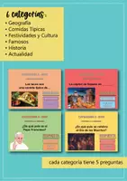 Aperçu - Jeux - Jeu-questionnaire; Juego de Riesgo - Países Hispanohablantes (Espanol) - Page 3