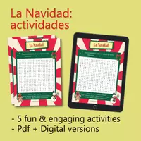 Aperçu - Feuilles d'exercices - La Navidad: Actividades de Vocabulario (Espanol) - Page 2