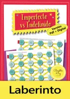 Aperçu - Apprentissages en autonomie - Pretérito Indefinido & Imperfecto: Laberinto; Jeux (Espanol) - Page de couverture