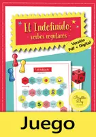 Aperçu - Apprentissages en autonomie - Pretérito Indefinido: verbos regulares; Jeux (Espanol) - Page de couverture