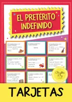 Aperçu - Cartes d'exercices - Pretérito Indefinido: 72 Tarjetas; cartes d'éxercices (Espanol) - Page de couverture