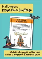 Aperçu - Feuilles d'exercices - Halloween Escape Room; Stations (English) - Page 2
