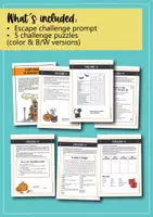 Aperçu - Feuilles d'exercices - Halloween Escape Room; Stations (English) - Page 3