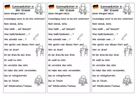 Aperçu - Affichage - Deutsch - Kommunikation in der Klasse - Klassenvokabeln im Anfangsunterricht DaZ, DaF - Page 3