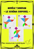 Aperçu - Jeux - Modèle tangram - le schéma corporel - Page de couverture