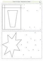 Aperçu - Feuilles d'exercices - Géométrie – Modèles à reproduire – Tracer à la règle - Page 2