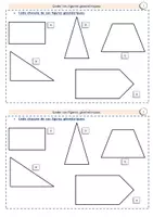 Aperçu - Feuilles d'exercices - Géométrie – Coder les figures (angles droits & longueurs égales) - Page 2