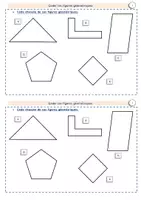 Aperçu - Feuilles d'exercices - Géométrie – Coder les figures (angles droits & longueurs égales) - Page 3