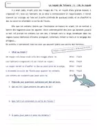 Aperçu - Feuilles d'exercices - Lecture compréhension/Littérature – Le requin de Ta’aora - Page 1