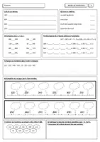 Aperçu - Feuilles d'exercices - Fichier de numération CE1/CE2 - Page 1