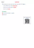 Aperçu - Préparation de séquence / Séquence complète - Grammaire CE2 - 12 Leçons à QR Codes & 38 Applications - Page 1