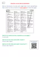 Aperçu - Préparation de séquence / Séquence complète - Vocabulaire CE2 - 13 Leçons à QR Codes & 44 Applications - Page 1