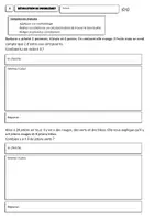 Aperçu - Feuilles d'exercices - Résolution de problèmes CE1 / CE2 - Niv.2 - Page 1