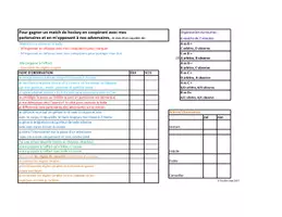 Aperçu - Apprentissages en autonomie - Suggestions d'épreuve / auto-évaluation : Hockey 6è 5è - Page 2