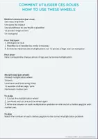 Aperçu - Apprentissages en autonomie - Roues des multiplications - Page 3