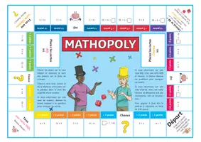 Aperçu - Jeux - Jeu de plateau : Mathopoly de multiplications - Page de couverture