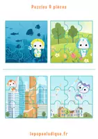 Aperçu - Jeux - PUZZLES MATERNELLE À IMPRIMER - 9 pièces - Page de couverture
