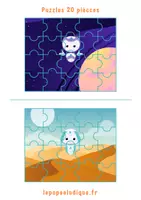 Aperçu - Jeux - PUZZLES MATERNELLE À IMPRIMER - 20 pièces - Page de couverture