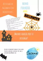Aperçu - Préparation de séance / Séance complète - Actividad de Halloween con Mindfulness - Page de couverture