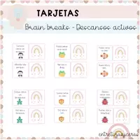 Aperçu - Jeux - Brain Breaks/ Descansos activos ( español e inglés) - Page de couverture