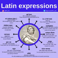 Aperçu - Affichage - Latin expressions blue - Page de couverture