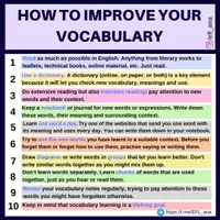 Aperçu - Affichage - HOW TO IMPROVE YOUR VOCABULARY - Page de couverture