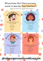 Aperçu - Feuilles d'exercices - EMOTIONS VOCABULARY ACTIVITY - Page de couverture