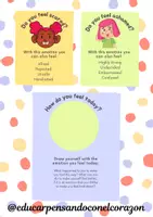 Aperçu - Feuilles d'exercices - EMOTIONS VOCABULARY ACTIVITY - Page 1