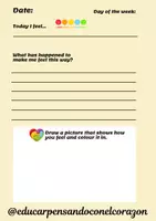 Aperçu - Feuilles d'exercices - EMOTIONS VOCABULARY ACTIVITY - Page 3