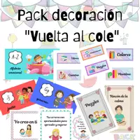 Aperçu - Affichage - Pack decoración "Vuelta al cole" - Page de couverture